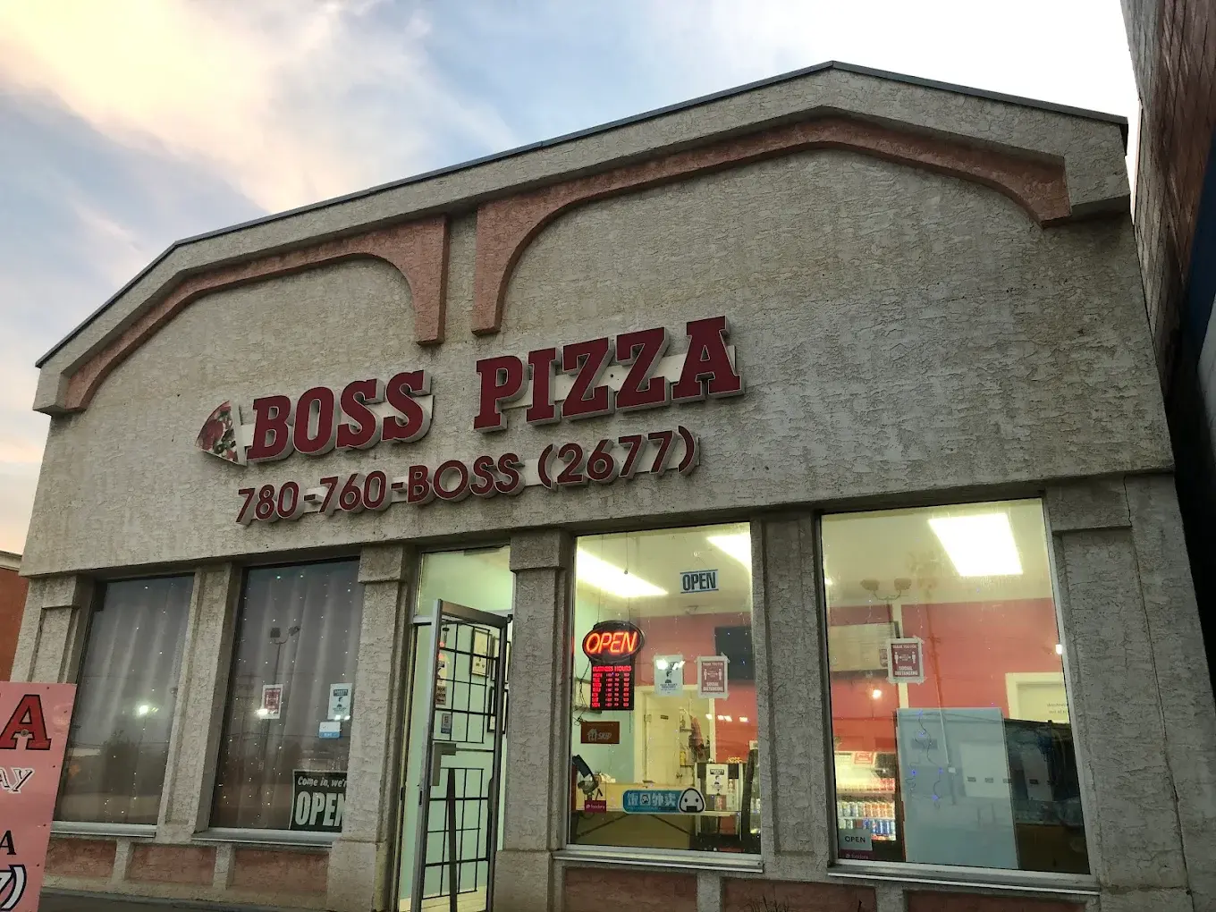 Boss Pizza 104 Street - 24/7 pizza delivery and takeout in Central Edmonton